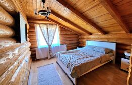 🏔️ Cabana din lemn rotund, 140 mp utili, 1000mp teren – zonă turistică Mărișel