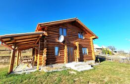 🏔️ Cabana din lemn rotund, 140 mp utili, 1000mp teren – zonă turistică Mărișel