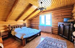 🏔️ Cabana din lemn rotund, 140 mp utili, 1000mp teren – zonă turistică Mărișel