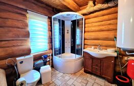 🏔️ Cabana din lemn rotund, 140 mp utili, 1000mp teren – zonă turistică Mărișel