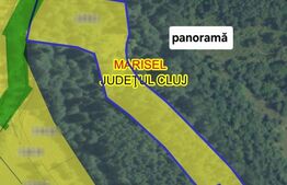 TEREN CU PANORAMA, strada principala, 9959mp, Marisel