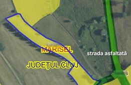 Teren parcelabil, front la strada, 3269mp, utilitati in zona, Marisel