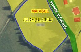 Teren intravilan parcelabil, front la strada, 6057mp, utilitati in zona, Marisel