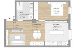APARTAMENT FINISAT, 51mp, tva inclus, ansamblu nou, zona Tineretului