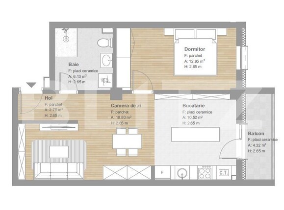 Apartament de vânzare 2 camere Floreşti - 181696AV | BLITZ Cluj-Napoca | Poza1