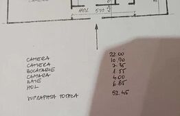 Apartament 2 camere, decomandat, 52,45 mp, Manastur, zona Taberei