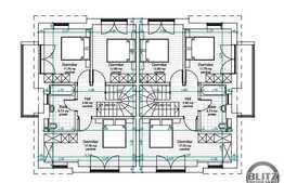Duplex, 110 mp utili, 200 mp teren, semifinisat