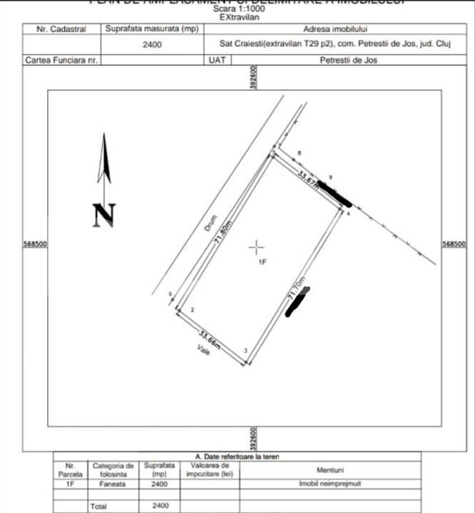 Teren de vânzare Padureni (Ciurila) - 183221TV | BLITZ Cluj-Napoca | Poza3