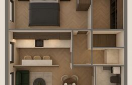 Apartamente moderne cu 2 camere, balcon si dressing - bloc nou in Ghimbav