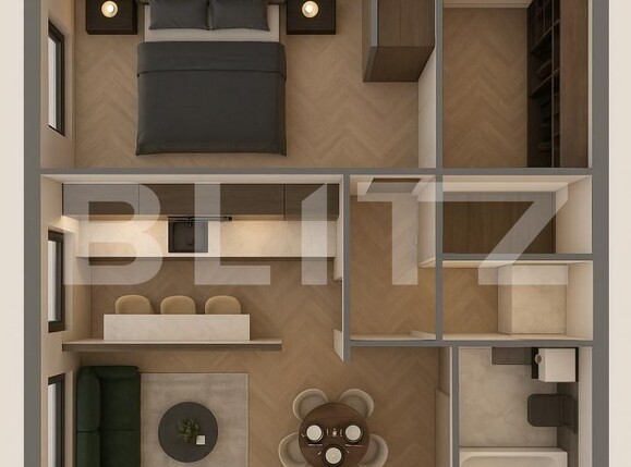 Apartament de vânzare 2 camere Ghimbav - 183478AV | BLITZ Brașov | Poza1