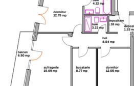 Apartamente spațioase cu 3 camere, balcon și dressing – bloc nou în Ghimbav