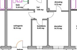 Apartamente moderne cu 2 camere, balcon si dressing - bloc nou in Ghimbav