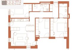 Comision 0! River by Hexagon - 4 camere, 86 mp, Dressing, Terasa 26 mp