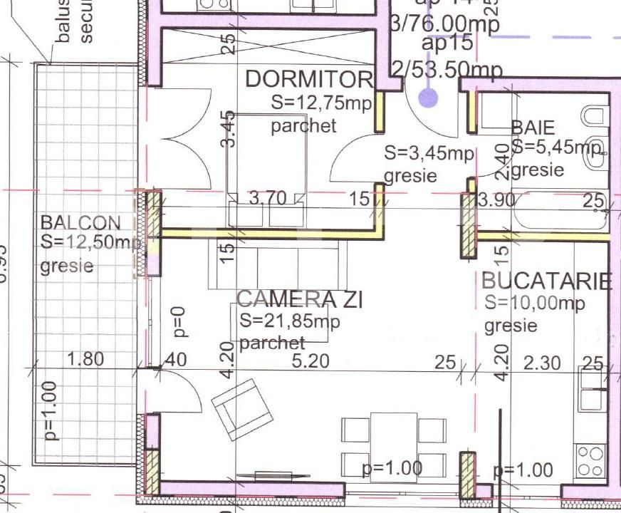 Apartament de vânzare 2 camere Andrei Mureşanu - 183935AV | BLITZ Cluj-Napoca | Poza2