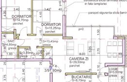 Apartament 3 camere, 2 bai, 92 mp, Zona Andrei Muresanu