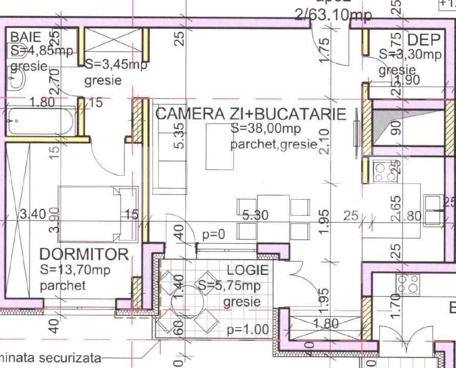 Apartament de vânzare 2 camere Andrei Mureşanu - 183944AV | BLITZ Cluj-Napoca | Poza2