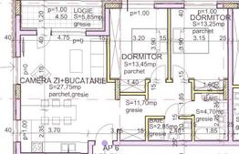 Apartament cu 3 camere, 74 mp, bloc Premium- zona Andrei Muresanu