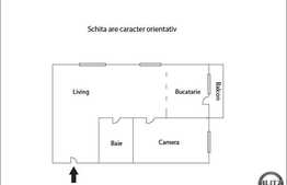 De vanzare apartament cu 2 camere, 50 mp, decomandat, loc parcare, zona Lidl!