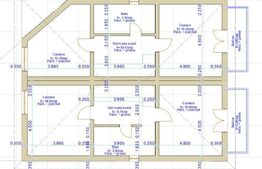 Dupex de vanzare, 120 mp utili, 150 mp de teren, zona Fagului
