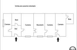 Apartament cu 4 camere, 10 min de UMF, cheltuieli incluse