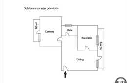 Vanzare 2 camere,  cu pod si doua balcoane, zona Muzeul Apei