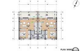 De vanzare Duplex, 130 mp cu teren aferent de 200 mp. Dispus pe P+E+M.