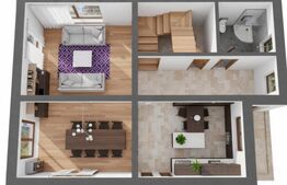 Casă P+1 compartimentare eficientă,ideala pt familie.Cartierul Izvor.190.000EURO