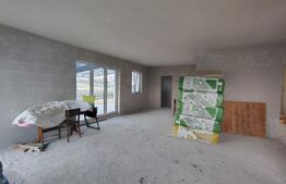Casa semifinisată individuală 120 mp utili, teren 805 mp, Tureni