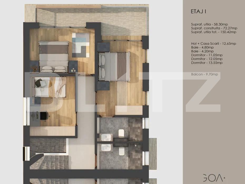 Casa de vânzare 5 camere Tractorul - 185025CV | BLITZ Brașov | Poza3