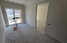 Apartament semifinisat, cu 2 camere, 44mp, balcon, in Apahida