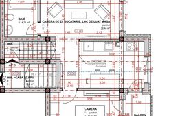 Apartament semifinisat, cu 2 camere, 44mp, balcon, in Apahida