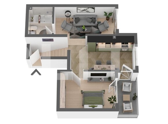 Apartament de vânzare 2 camere Apahida - 185127AV | BLITZ Cluj-Napoca | Poza1