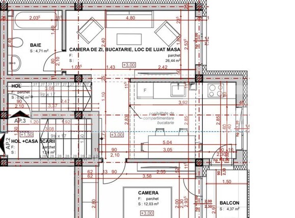 Apartament de vânzare 2 camere Apahida - 185127AV | BLITZ Cluj-Napoca | Poza4