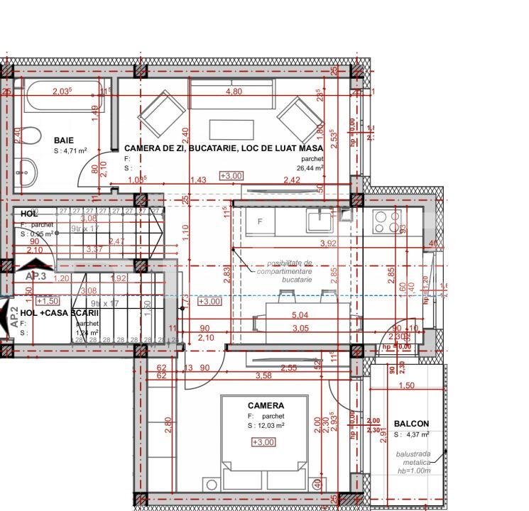 Apartament de vânzare 2 camere Apahida - 185127AV | BLITZ Cluj-Napoca | Poza4