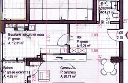 Apartament cu 1 camera + bucatarie inchisa, Soporului – aproape de Iulius Mall