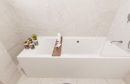 Apartament spatios 68mp, 3 camere, garaj si gradina mare 90mp