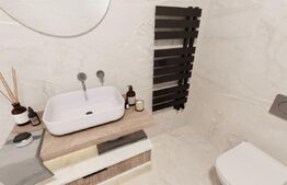 Apartament spatios 68mp, 3 camere, garaj si gradina mare 90mp