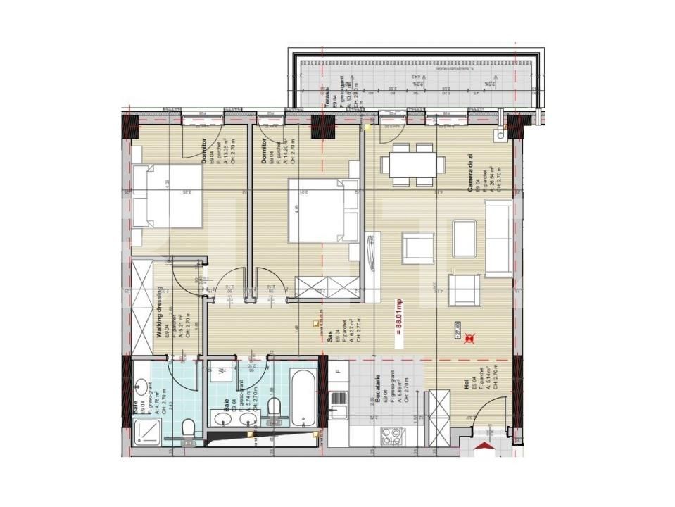 Apartament de închiriat 3 camere Zorilor - 185491AI | BLITZ Cluj-Napoca | Poza17