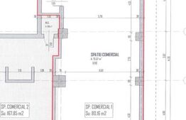 Spațiu comercial, vitrină, 80 mp, zona strada București 
