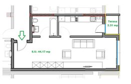 Apartament nou de vanzare 44 mp Soporului Comision 0%