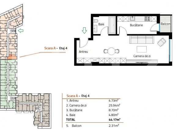 Garsonieră de vânzare Gheorgheni - 185699AV | BLITZ Cluj-Napoca | Poza6