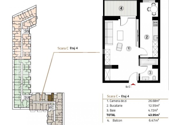Garsonieră de vânzare Gheorgheni - 185699AV | BLITZ Cluj-Napoca | Poza4