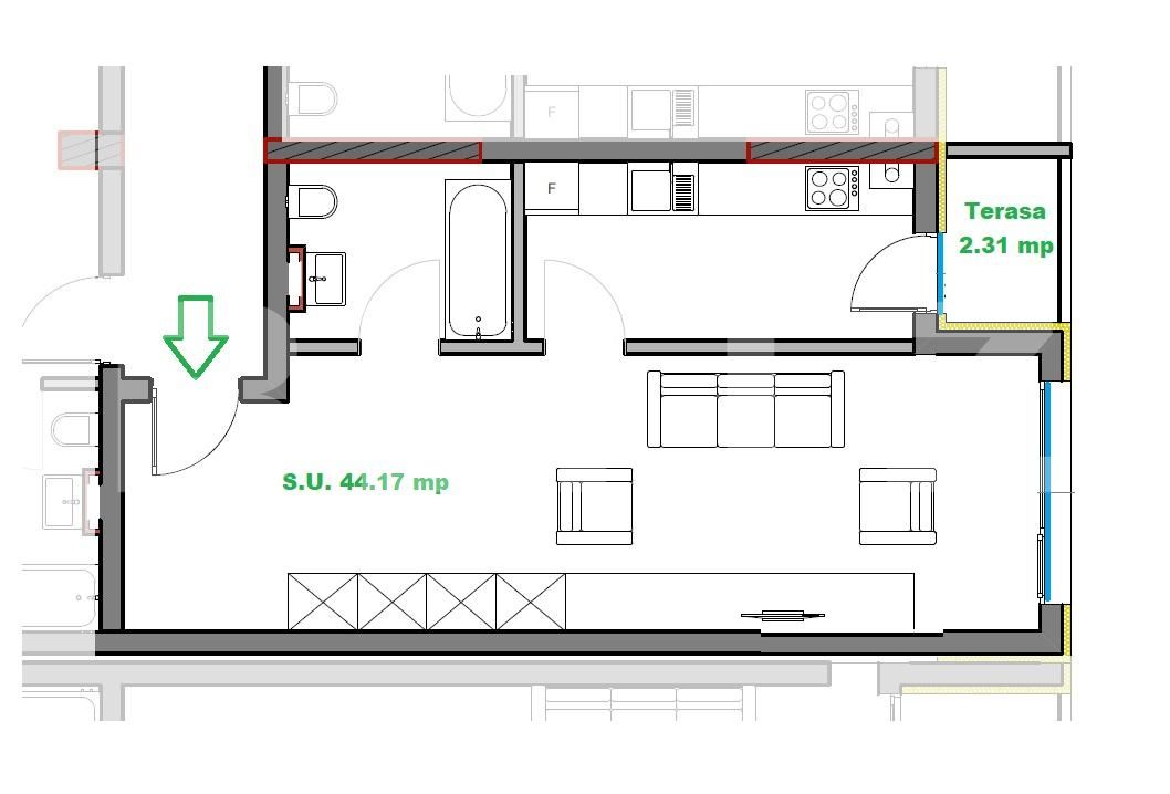Garsonieră de vânzare Gheorgheni - 185699AV | BLITZ Cluj-Napoca | Poza7