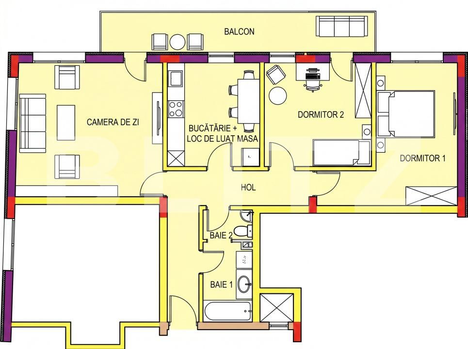 Apartament de vânzare 3 camere Iris - 185944AV | BLITZ Cluj-Napoca | Poza3