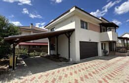 Casa individuala moderna cu panouri fotovoltaice, 600mp teren, 5 camere si garaj