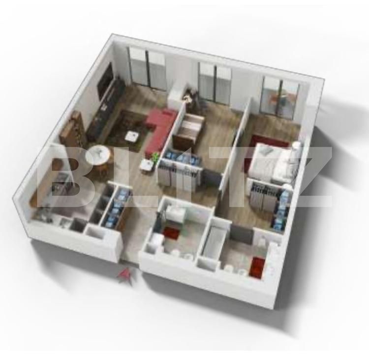 Apartament de vânzare 3 camere Central - 186038AV | BLITZ Cluj-Napoca | Poza2