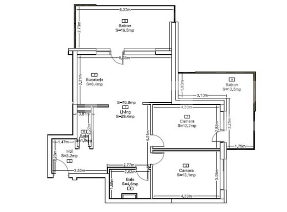 Apartament de vânzare 3 camere Zorilor - 186205AV | BLITZ Cluj-Napoca | Poza1