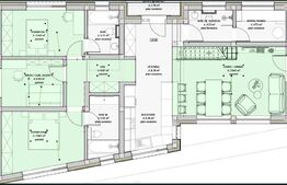 Casa moderna, eficienta energetic cu un teren generos de 830mp in Gilau