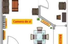 Apartament modern 2 camere, 62 mp, balcon, etaj 2 – zonă excelentă Mărăști