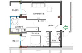 Apartament nou de vanzare 58 mp Soporului Comision 0%
